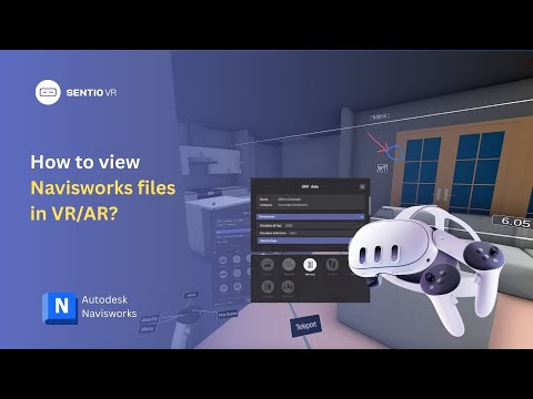 Navisworks to VR in Minutes | Full Workflow with Sentio VR