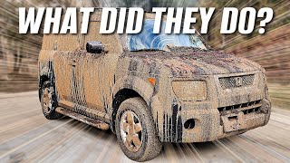 The Muddiest Honda Element EVER Gets Deep Cleaned!