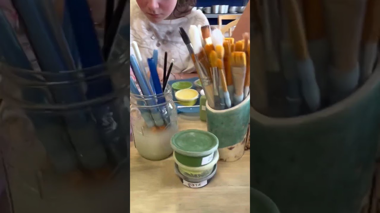 Painting #painting #ceramic #pottery #family #fun #activity #sunday