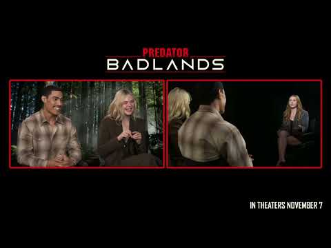 Learning How to Speak Yautja with Elle Fanning and Dimitrius Koloamatangi