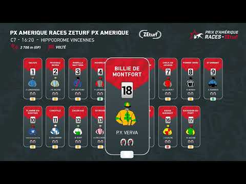 LES PARTANTS : Prix d'Amérique Races ZEturf - Prix d'Amérique Legend Race