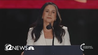 Tulsi Gabbard speaks at Charlie Kirk Memorial