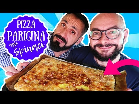 Pizza Parigina Veloce Ricotta e Spinaci | Ricetta VLOG | 55winston55