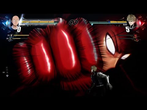 SAITAMA VS GENOS - ONE PUNCH MAN A HERO NOBODY KNOWS beta
