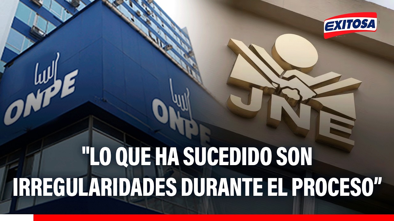 🔴🔵 Christian Zacarías: "Lo que ha sucedido son irregularidades durante el proceso electoral"