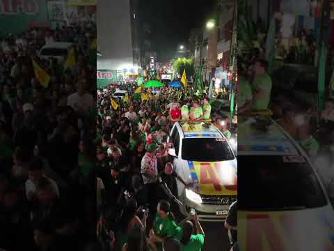 Comício de João campo em Lajedo Pernambuco com Milton CDs divulgação 