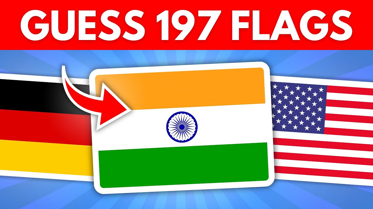 Guess All the 197 Flags of the World! | Guess the Flag Quiz 2024