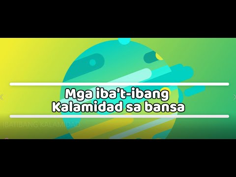 IBAT-IBANG KALAMIDAD