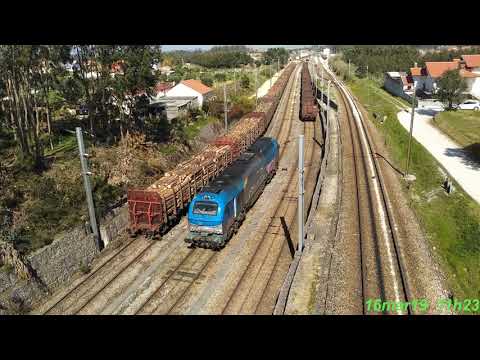 Comboios no Louriçal - 16mar19 - 1ª Parte