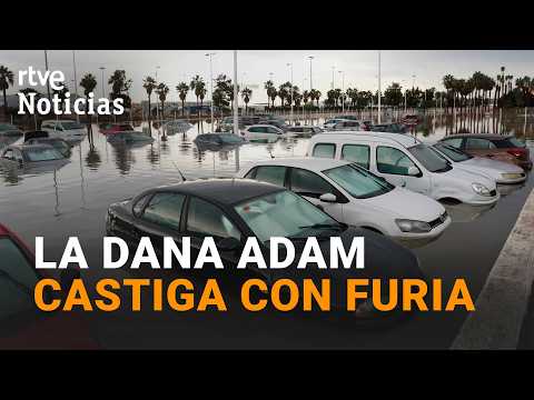 La dana Adam sigue azotando con gran fuerza parte del Mediterráneo | RTVE Noticias