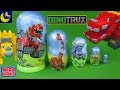 Dinotrux Surprise Nesting Dolls With Mega Contrux Mega Bloks Ton Ton Dozer Ty Rux Dinosaur Toys