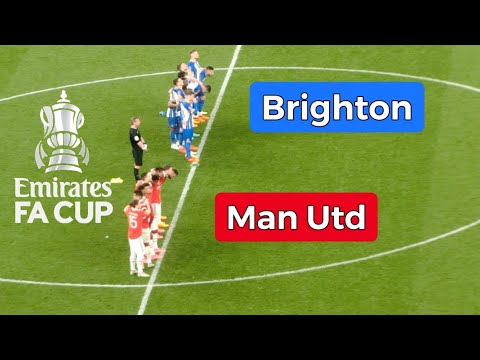 Brighton and Man United players reaction following March missed and Lindelöf match winning penalty