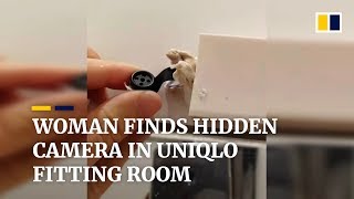 Hidden camera was found in Uniqlo's fitting room