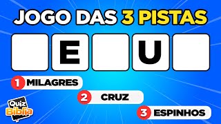 Jogo Bíblico das 3 Pistas | Qual é a Palavra Bíblica? | Só 3% Acertam todas