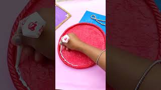 DIY rakhi thali decoration Ideas | thali decoration | aarti thali | pooja thali | #shorts