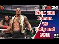 CODY And SETH Vs ROMAN And ROCK Wrestlemania XL Zuragames Wwe2k24
