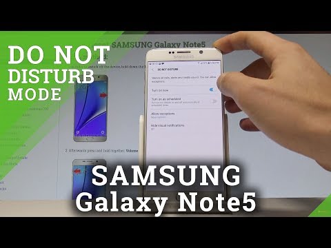 How to Enable Do Not Disturb on SAMSUNG Galaxy Note5 - DND Settings |HardReset.Info