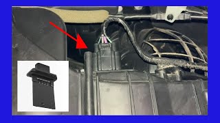 Ford Escape Fan Only Works On High | Easy Fix | Blower Motor Resister