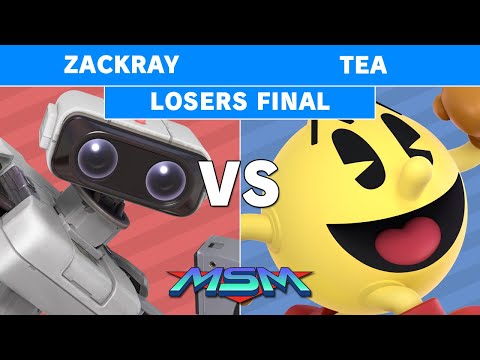 MSM 185 - Zackray (ROB) vs Tea (Pac-Man) Losers Final - Smash Ultimate
