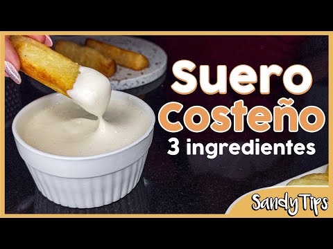 Cómo Hacer Suero Costeño - Salsa Típica de Colombia con solo 3 Ingredientes 💜 SandyTips