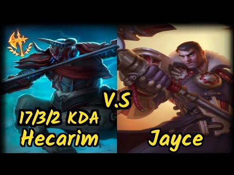 CNB Yampi (HECARIM) vs JAYCE - 17/3/2 KDA TOP GAMEPLAY - BR