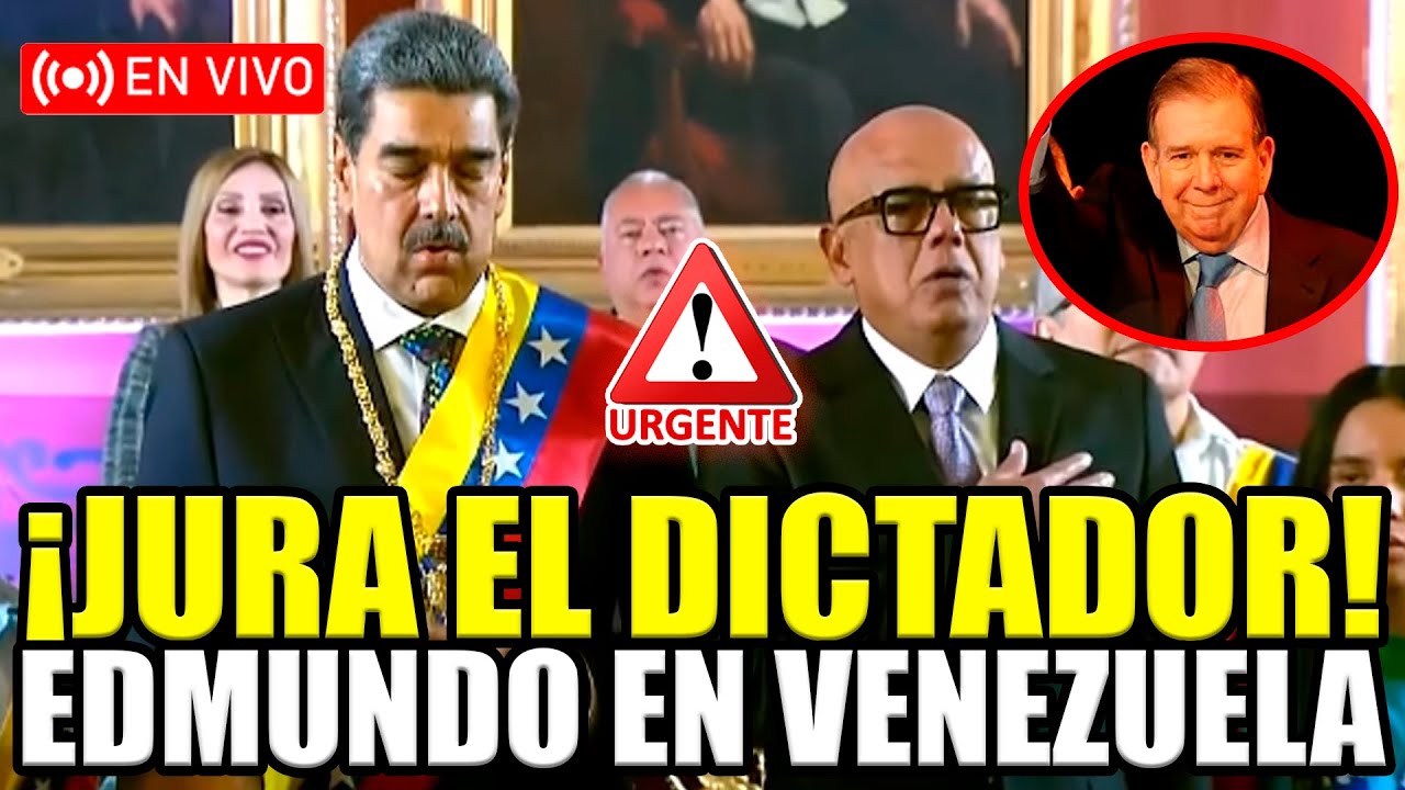 🔴URGENTE HABLA MADURO EN SU TOMA DE POSESIÓN Y EDMUNDO LLEGA A VENEZUELA | BREAK POINT