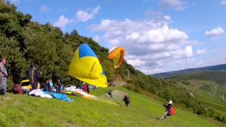 preview picture of video 'Klüsserath Paragliding # 2014-08-24'