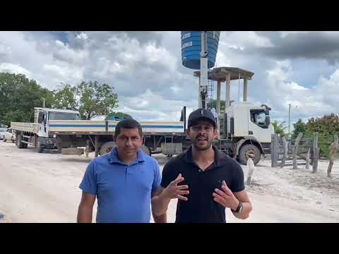 Weube Febronio e o Dep.Antonio Henrique Júnior conseguem caixa Dágua para Pov.Melancia-Baianópolis