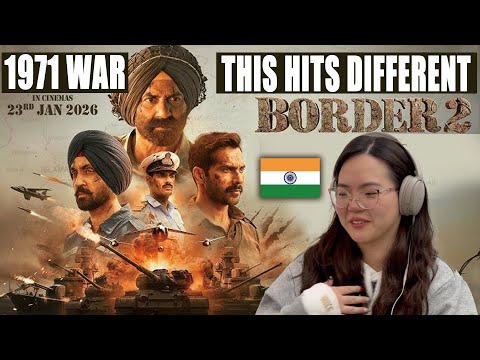 BORDER 2 Trailer Foreigner's Reaction | Sunny Deol, Varun, Diljit, Ahan |  #HelloHeidi #REACTION