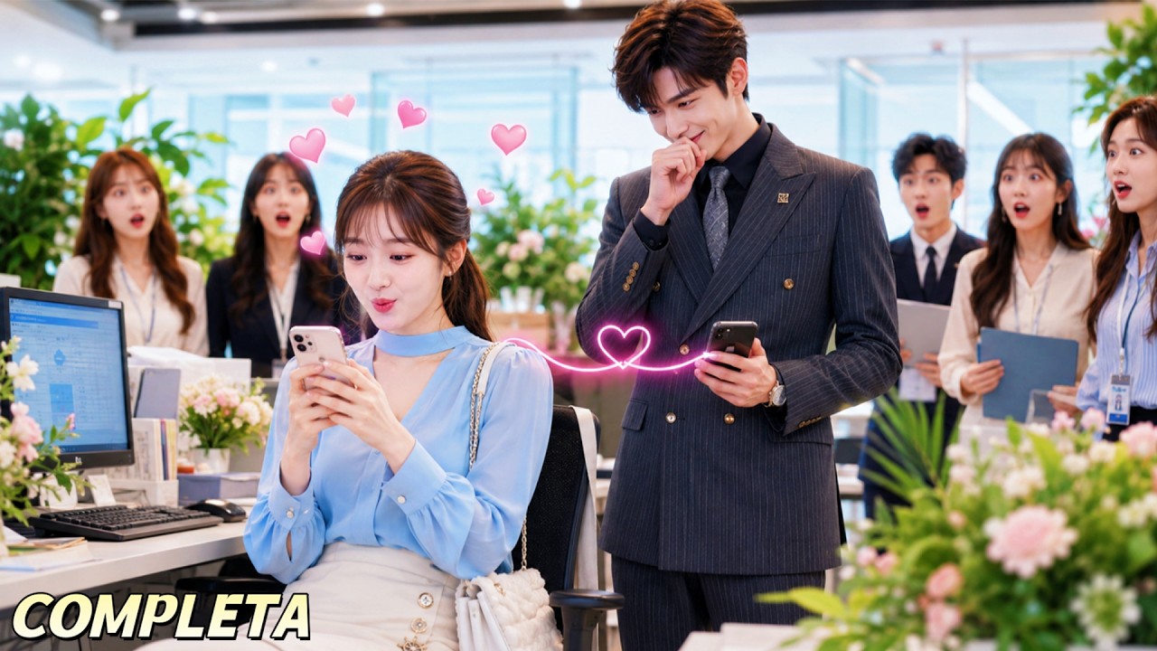 Nunca imaginó que su novio virtual era el nuevo CEO. ?él le sonríe y todos se quedan en shock!