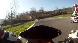 preview picture of video 'GOPRO: onboard minimoto, prove libere borgo ticino gara'