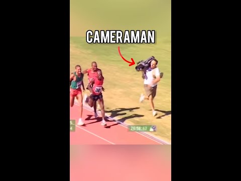 Cameraman Runs Faster Than The Athletes Again!