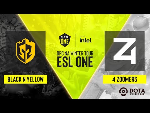 Dota2 - Black N Yellow vs. 4 Zoomers - Game 2 - DPC NA Winter Tour - ESL One