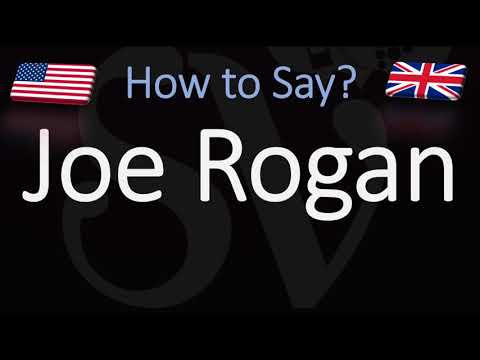 How to Pronounce Joe Rogan? (CORRECTLY)