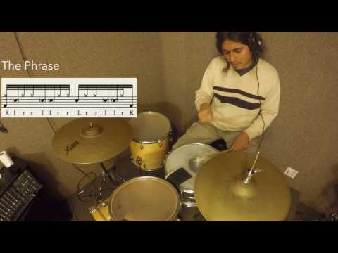 Kick Snare Hat #28 -  Paradiddlediddlediddle plus 6 stroke roll