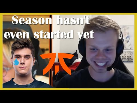 Wunder already flaming his Jungler Razork