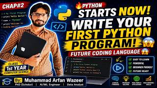 Lec-2.1;| Python Introduction, Basic Syntax & Comments 🔥| 1st Year  | Learn Python from Scratch