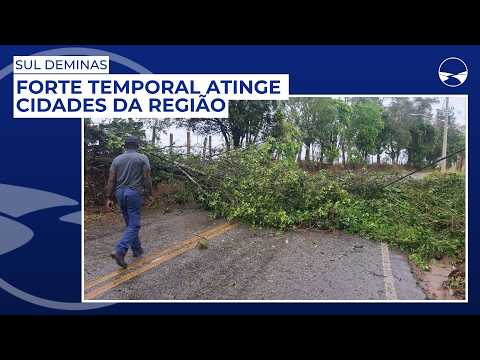 Forte temporal atinge cidades da região e causa estragos em Itajubá