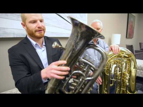 Historic tuba for Utah Symphony's upcoming Pictures at an Exhibition, April 7 and 8, 2017