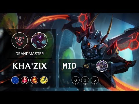 Kha'Zix Mid vs Kassadin - EUW Grandmaster Patch 9.20