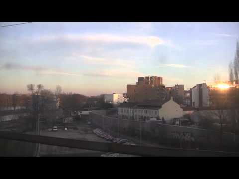 Leaving Praha hlavní nádraží - 6th February 2011