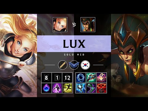 Lux Mid vs Cassiopeia - KR Diamond Patch 25.19