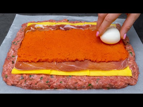 Using an Ukrainian recipe! I’m cooking often this minced meat roulade