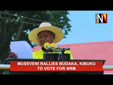 Museveni rallies Budaka, Kibuku to vote for NRM