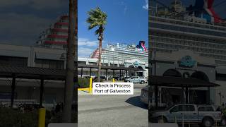 Boarding process in the Port of Galveston at terminal 25. #cruise #carnival #boarding