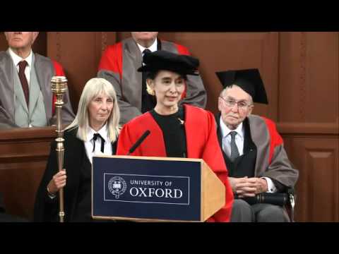 , title : 'Aung San Suu Kyi’s Speech at University of Oxford, 20 June 12'