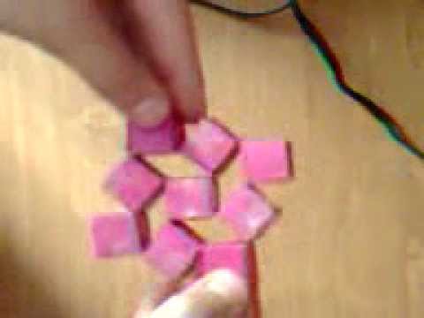 Origami : Moving cubes