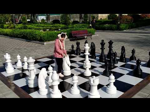 PARKDA ŞAHMAT OYNU QURAŞDIRILDI - GÖYÇAY HEYDƏR ƏLİYEV PARKI / 2023