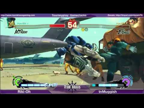Gameclucks January Losers Quarter-Finals SSF4 Singles --  tnMuggish (HON) vs Riki-Oh (DIC)
