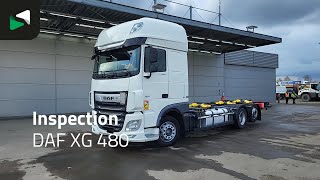 DAF XF 480 6X2 BDF Lift-Lenkasche SSC Automatic Retarder Euro 6 konteyner taşıyıcı kamyon | G&ouml;r&uuml;nt&uuml; 4 - Autoline